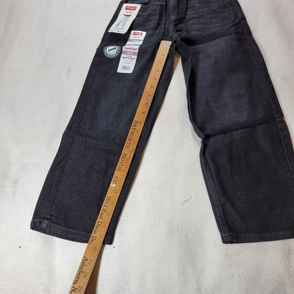 Wrangler Jeans Boys Regular Black Size 8 Slim Loose Denim Pants Kids Kid School - Picture 8 of 15